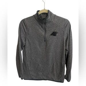Carolina Panthers NFL Youth Quarter Zip up Sweatshirt size Large (14/16)